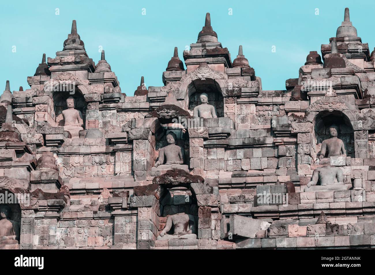 Famous Borobudur Temple, Java, Indonesia Stock Photo - Alamy