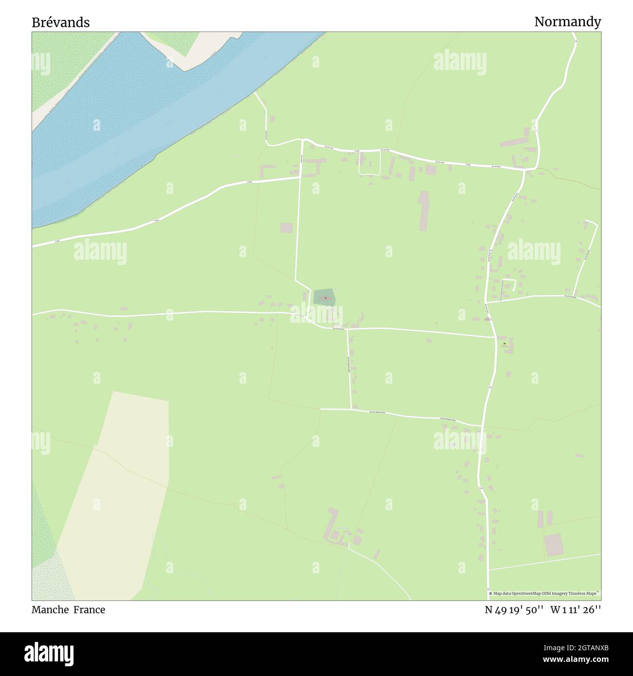 Driving Directions To 50 Brévands, Manche, France, Normandy, N 49 19' 50'', W 1 11' 26'', Map,  Timeless Map Published In 2021. Travelers, Explorers And Adventurers Like  Florence Nightingale, David Livingstone, Ernest Shackleton, Lewis And Clark
