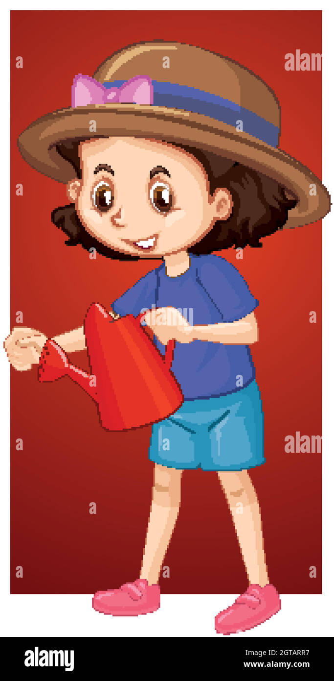 We can do it girl Stock Vector Images Alamy