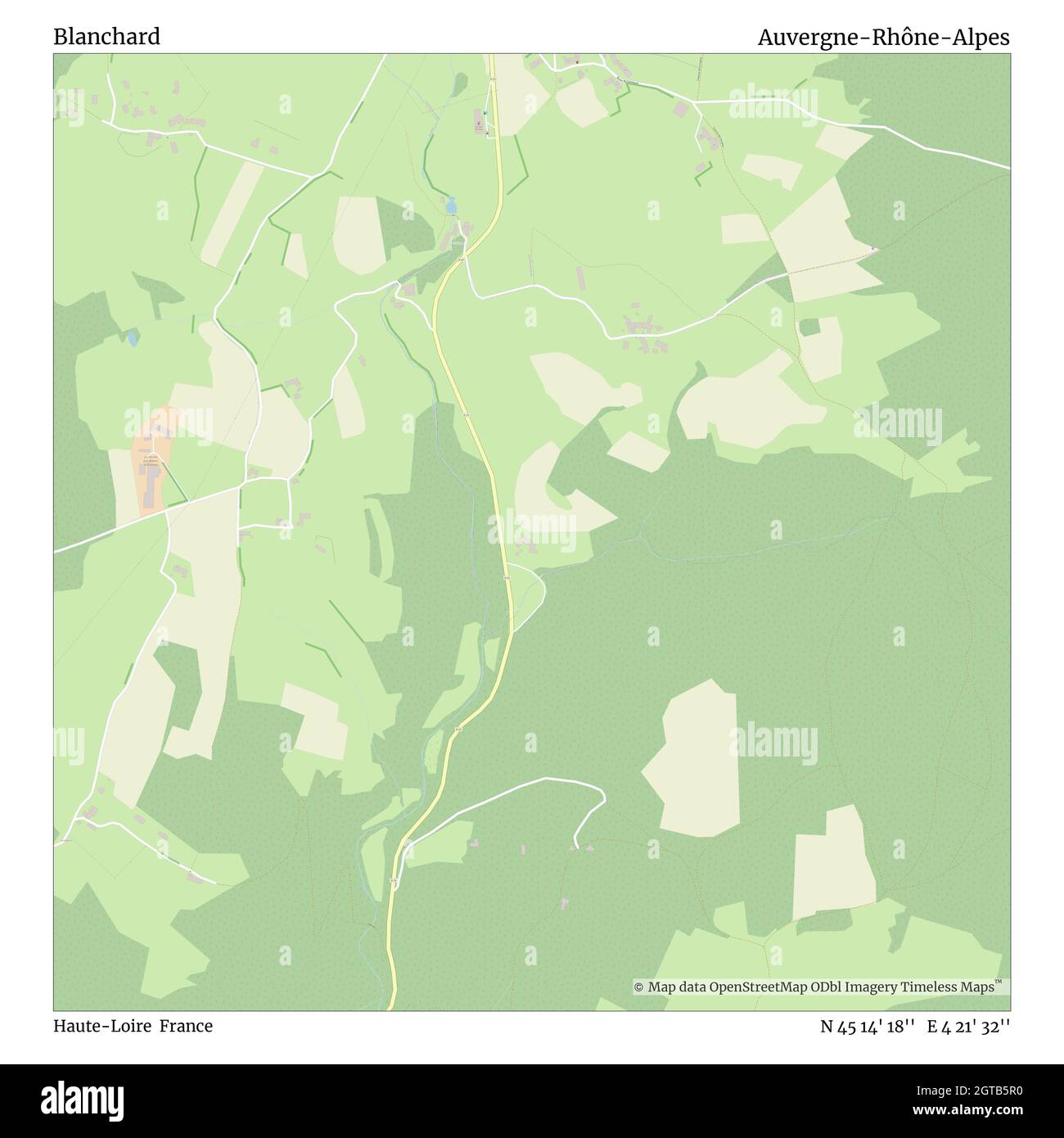 Map of blanchard hires stock photography and images Alamy