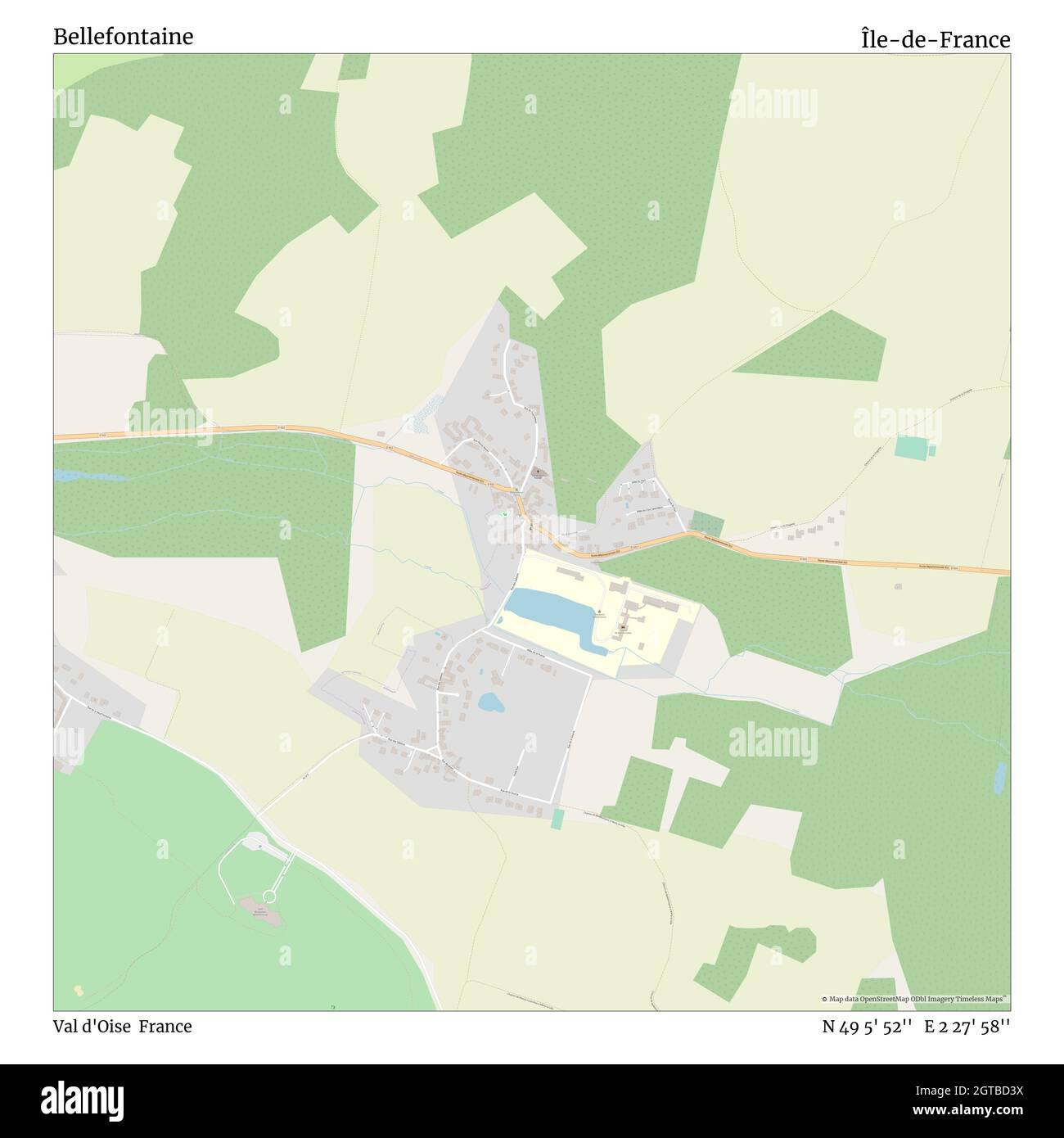 Map of bellefontaine hires stock photography and images Alamy