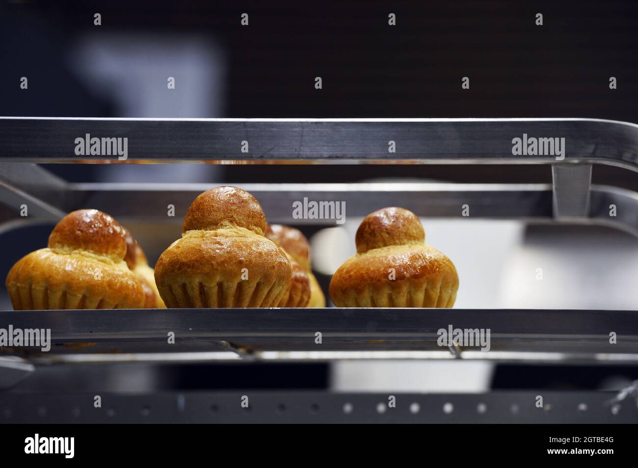 French bakery products Lyon France Stock Photo Alamy