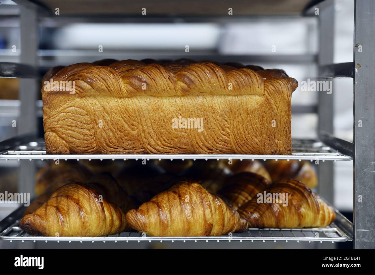 French bakery products Lyon France Stock Photo Alamy