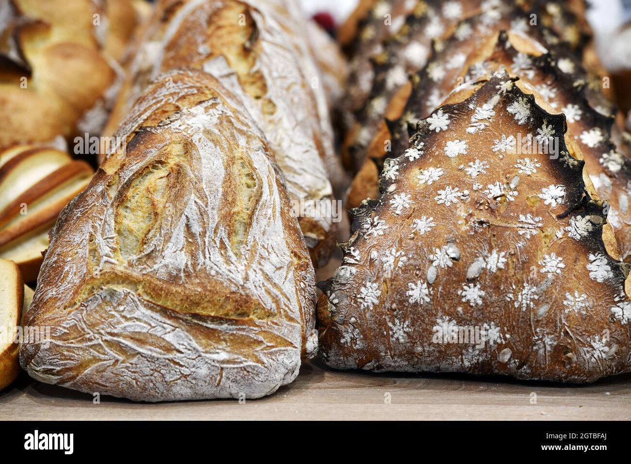 French bakery products - Lyon - France Stock Photo - Alamy