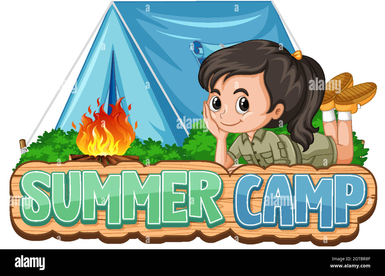 Summer Day Camp Clip Art
