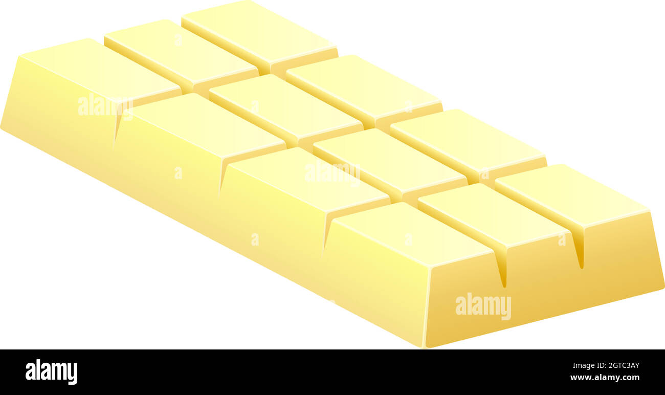 White chocolate illustration Cut Out Stock Images & Pictures - Alamy
