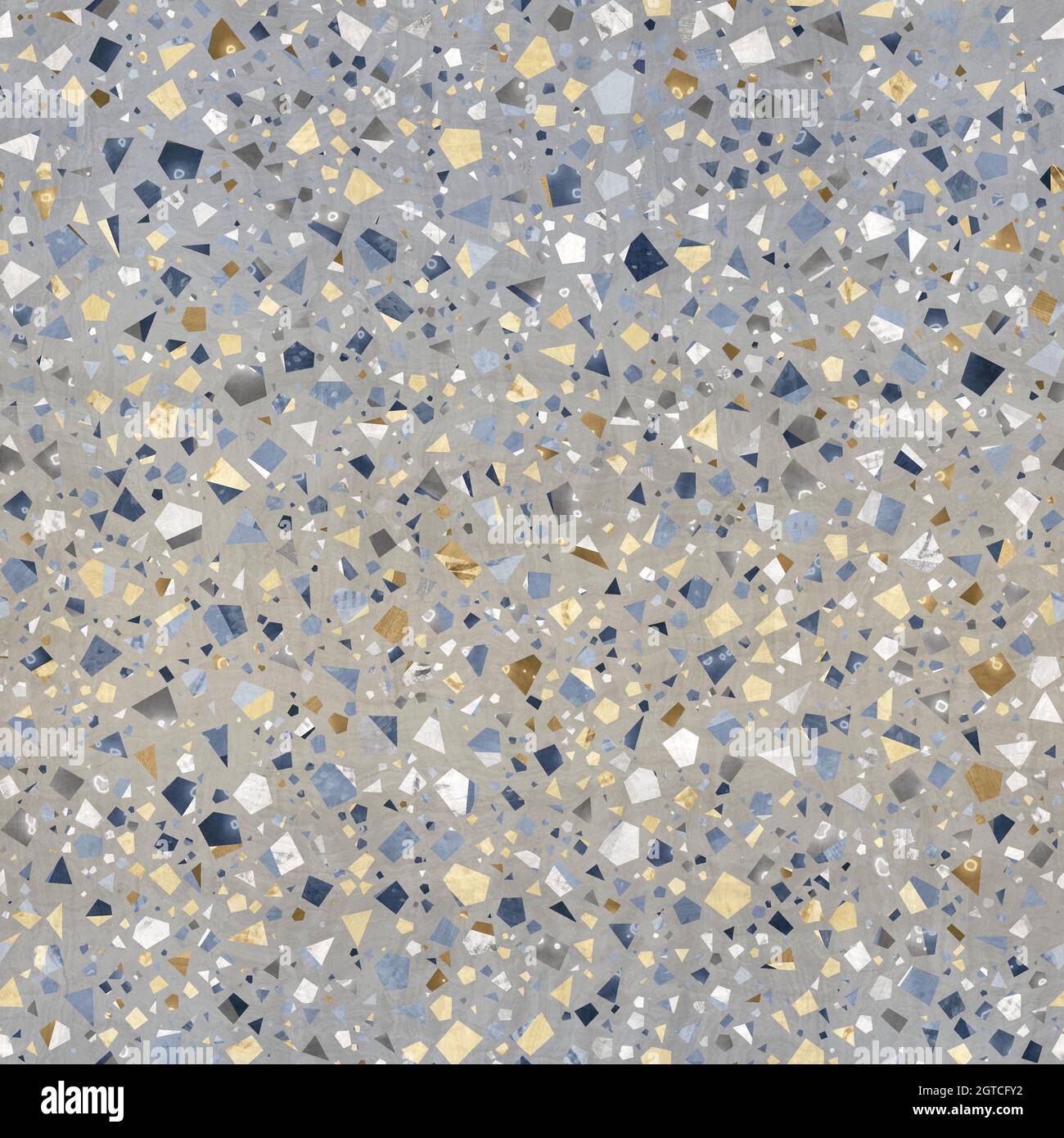 Seamless modern abstract random terrazzo pattern swatch Stock Photo - Alamy