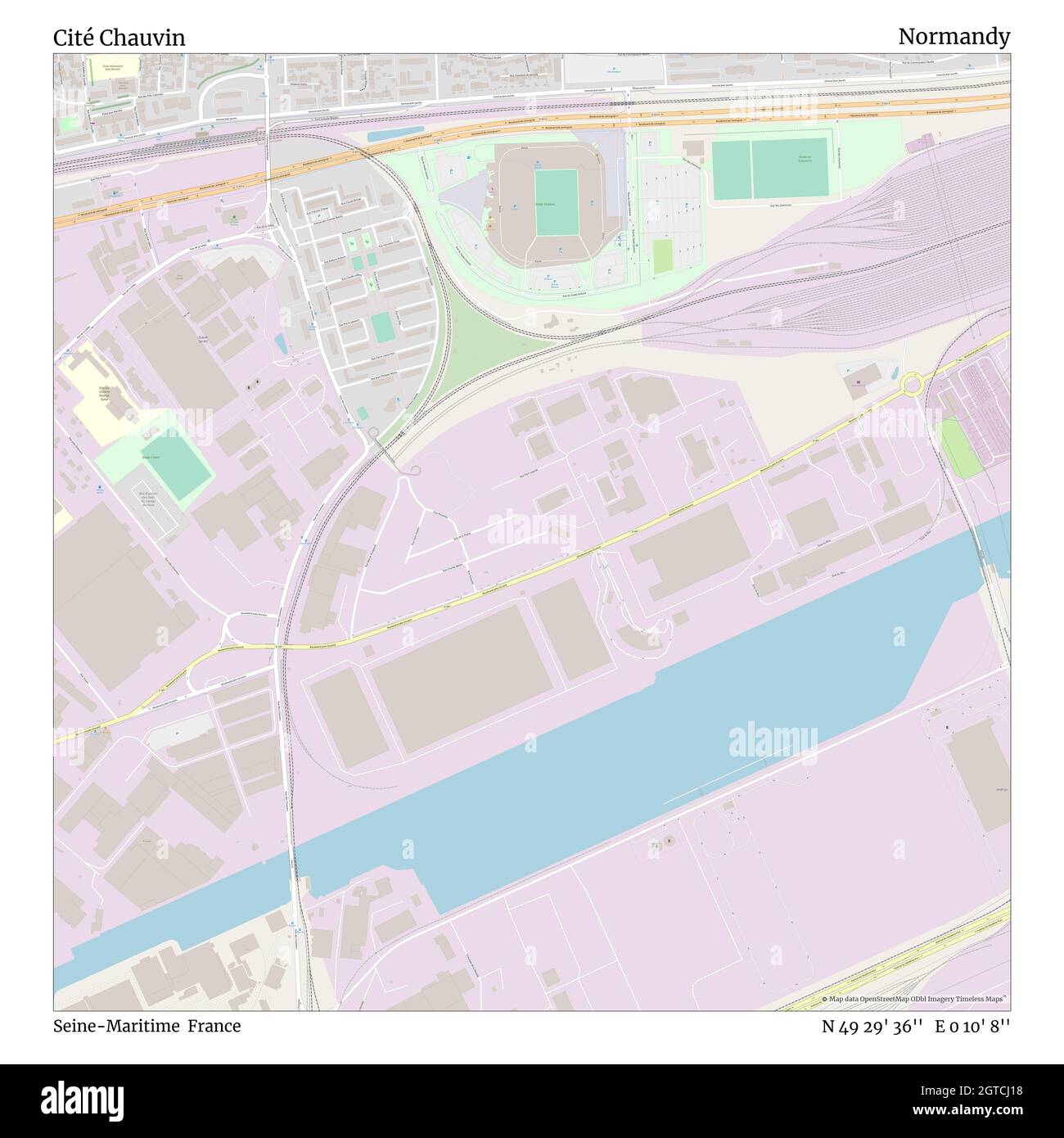 Map of chauvin hires stock photography and images Alamy