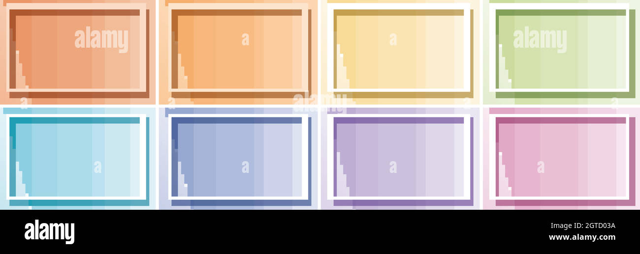 Multiple Color Template Background template in many colors Stock Vector Image & Art - Alamy