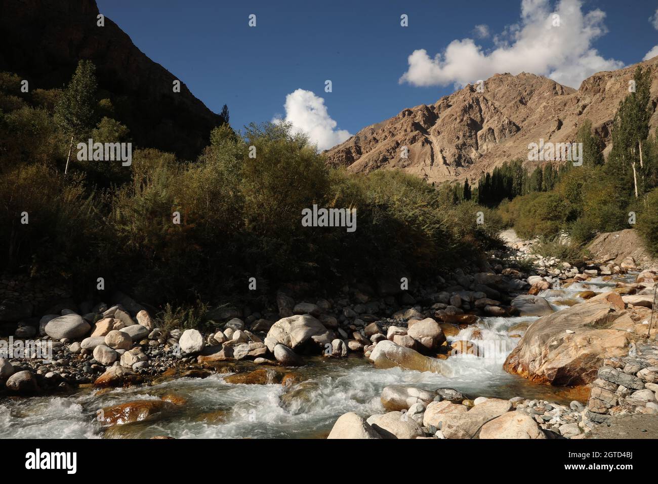Landscape photographs fron turtuk village in Ladakh region in India ...