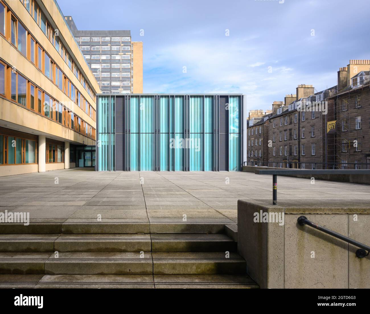 Edinburgh, Scotland, UK - Business school building, Edinburgh University by LDN Architects Stock Photo