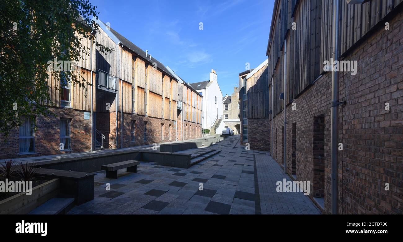 Edinburgh, Scotland, UK Student on Royal Mile by Oberlanders Stock Photo Alamy