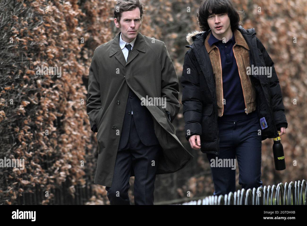 Endeavour TV Series 8 "Striker" Filming in Oxford sun 14/3/21 Oxford