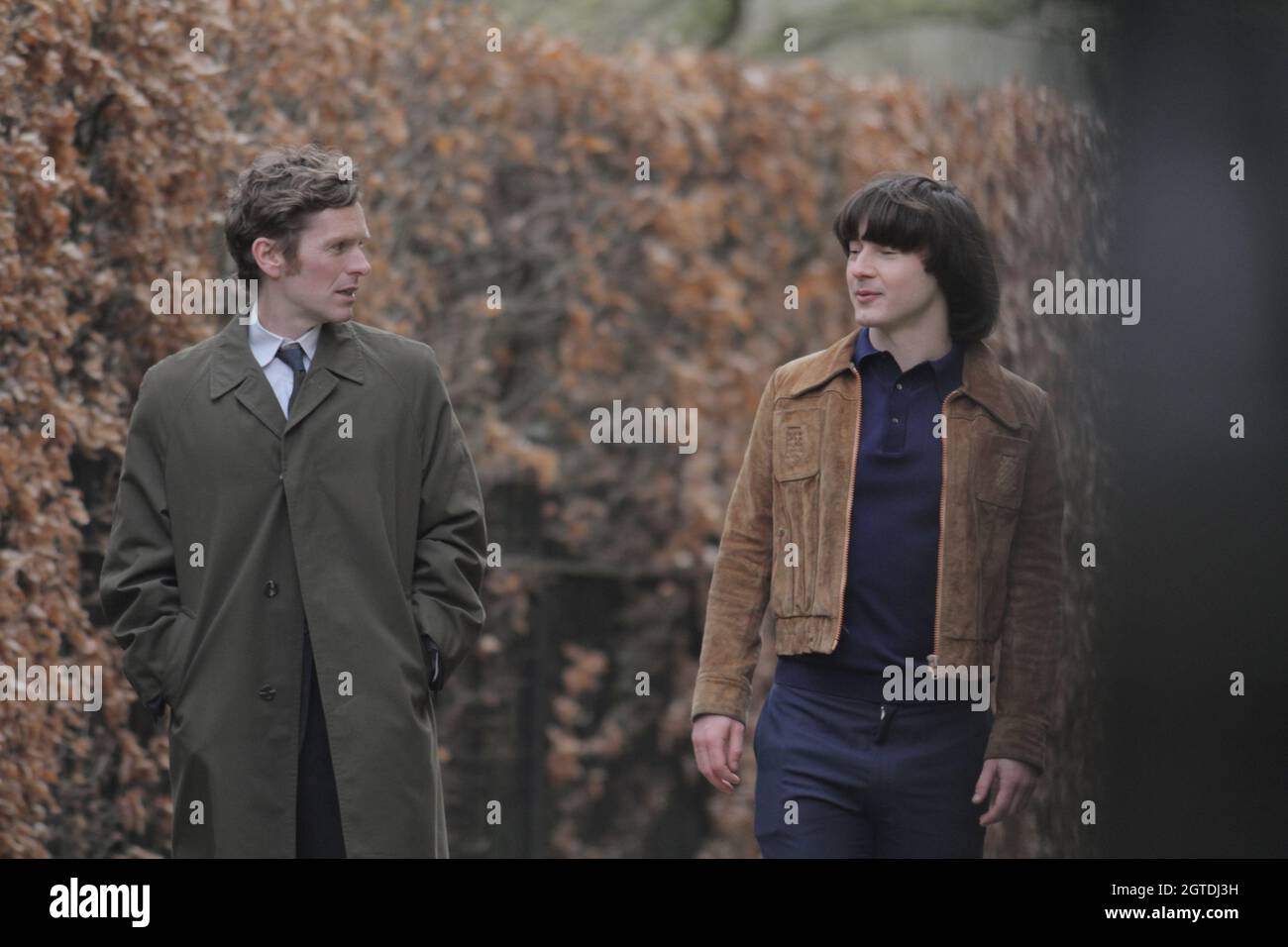 Endeavour TV Series 8 "Striker" Filming in Oxford sun 14/3/21 Oxford