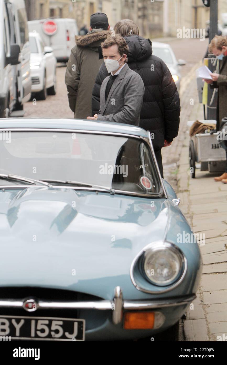 Endeavour TV Series 8 "Striker" Filming in Oxford sun 14/3/21 Oxford