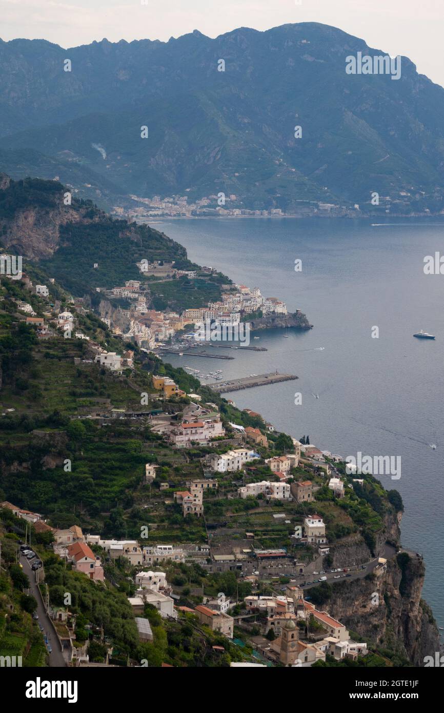 Amalfi Town on the Amalfi Coast, Campania, Italy Stock Photo