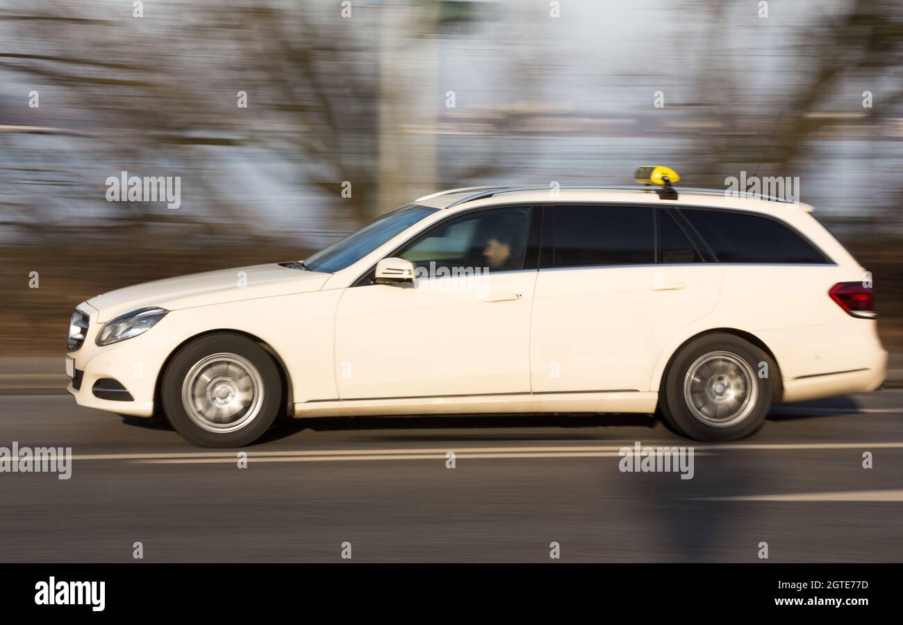 combi-taxi at a faster rate Stock Photo