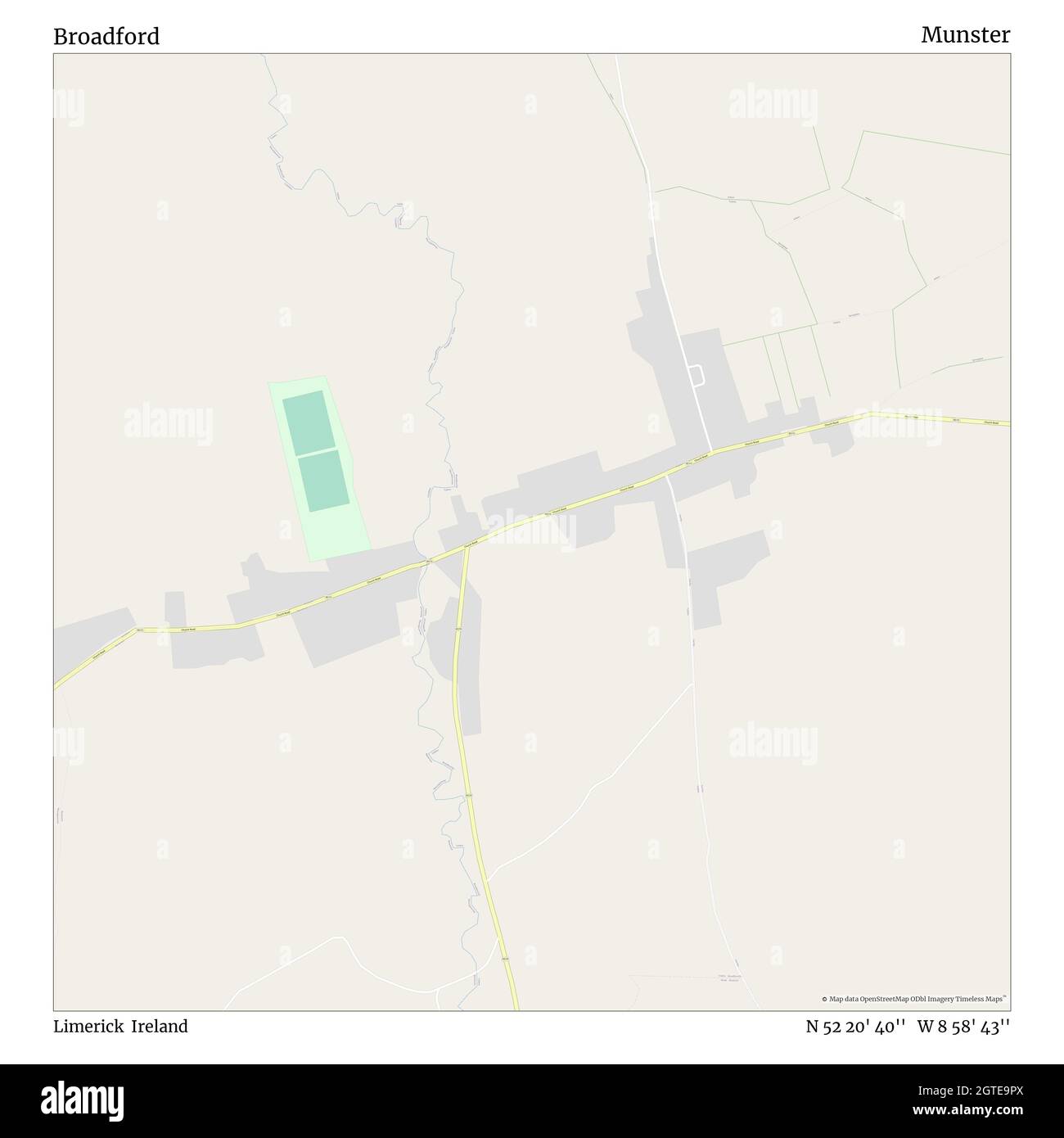 Broadford, Limerick, Ireland, Munster, N 52 20' 40'', W 8 58' 43'', map