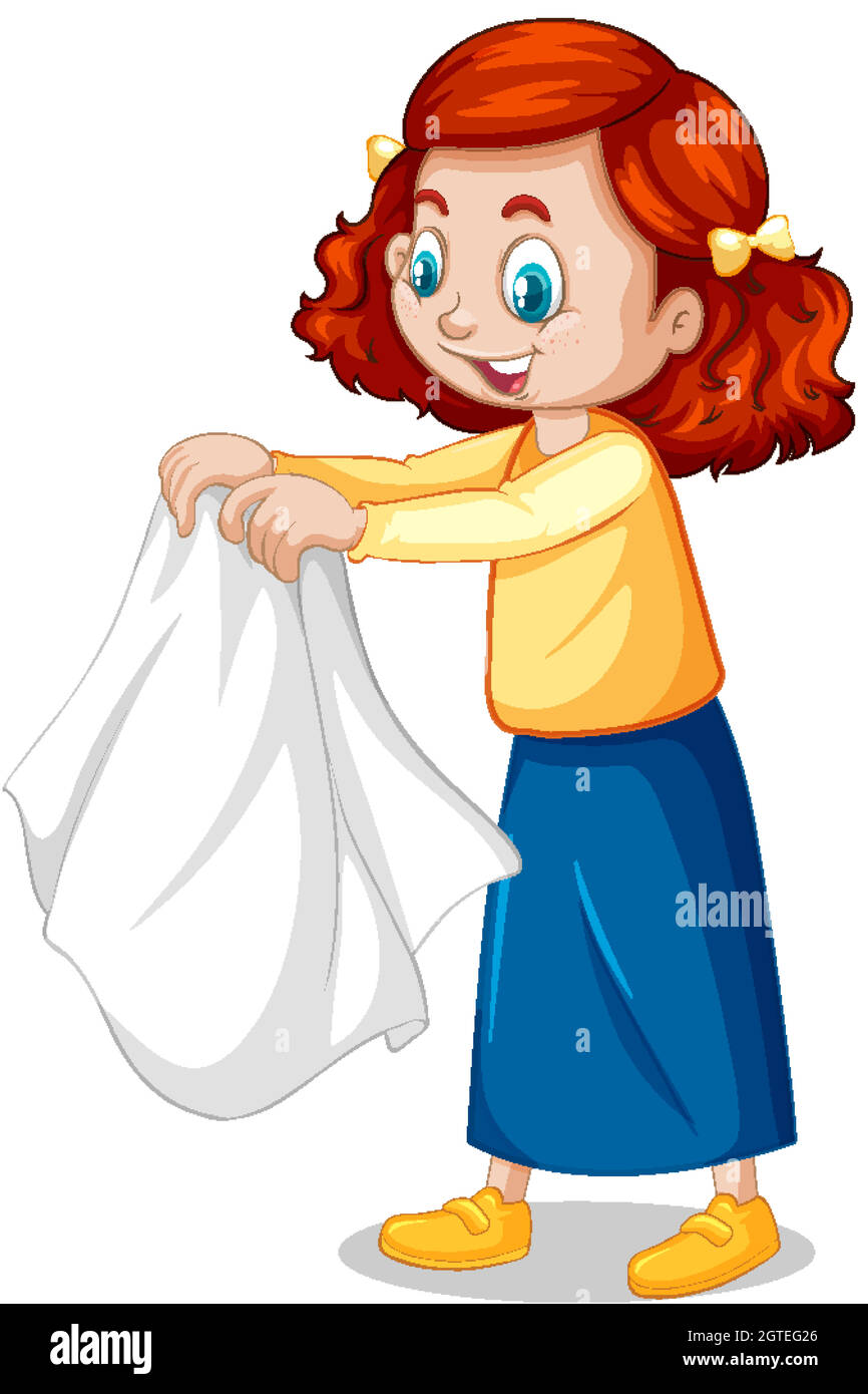 putting on coat clipart