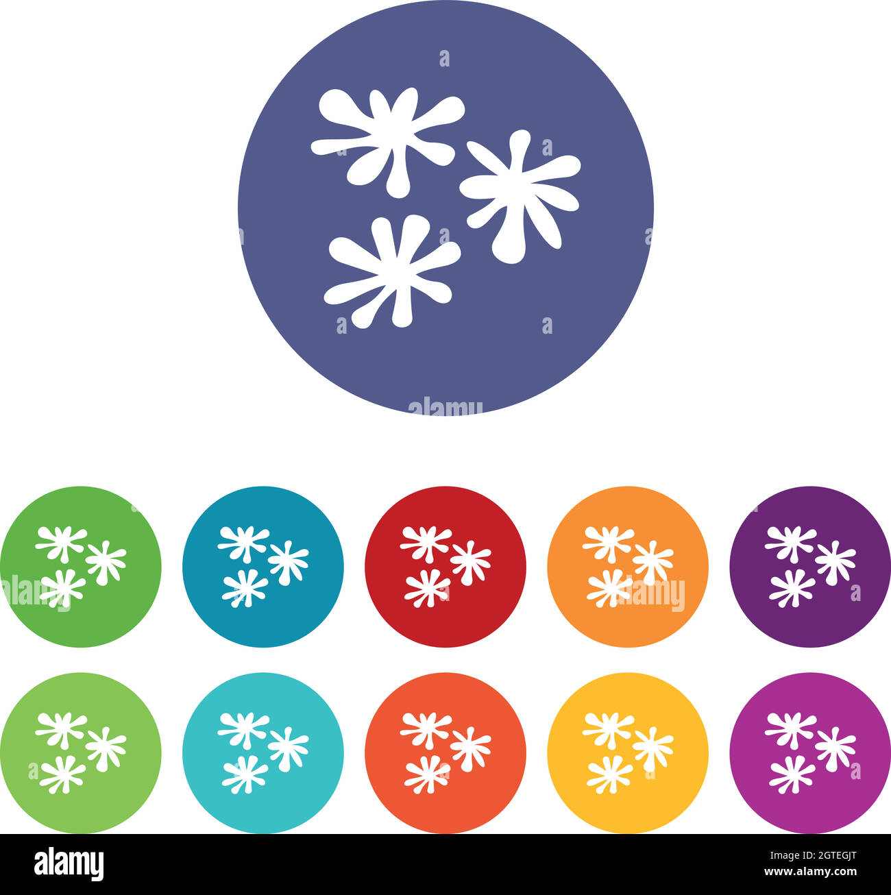 Paintball blob set icons Stock Vector Image & Art - Alamy