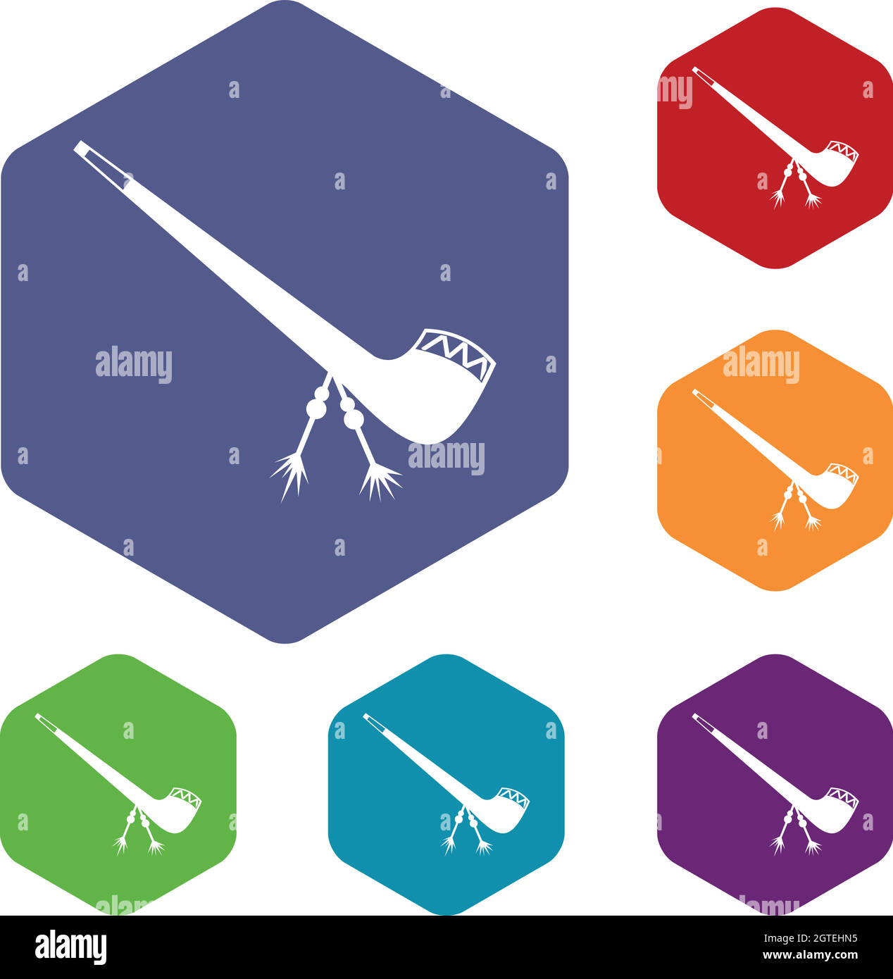 Smoking pipe icons set Stock Vector Image & Art - Alamy