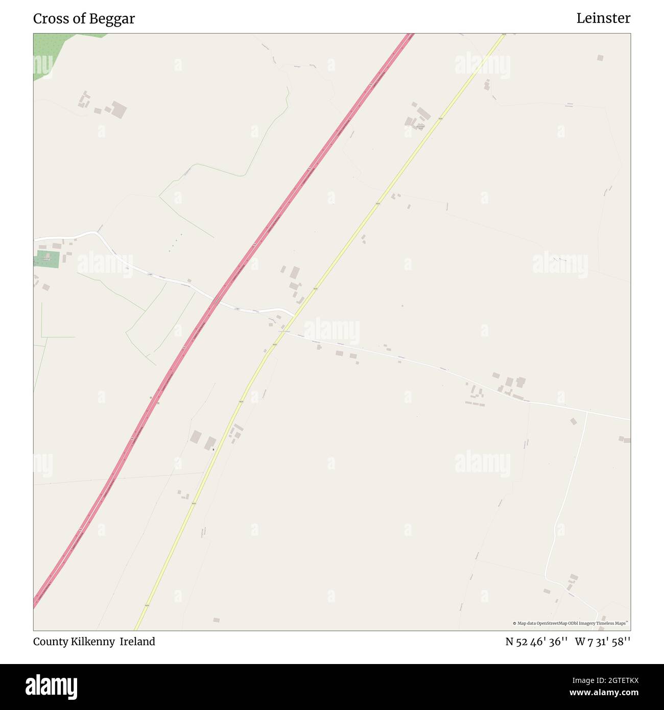 Cross of Beggar, County Kilkenny, Ireland, Leinster, N 52 46' 36'', W 7 ...