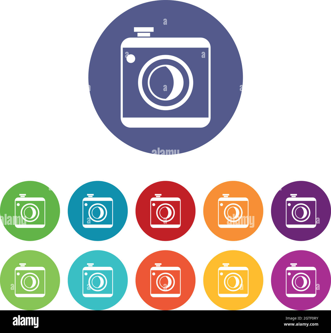 Vintage photo camera set icons Stock Vector Image & Art Alamy