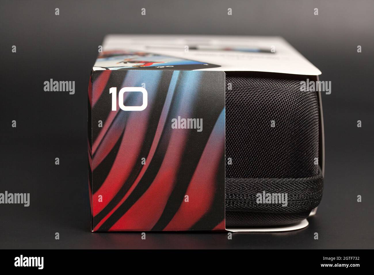 Moscow Russia October 02 21 Gopro Hero10 Black Edition On Black Background Stock Photo Alamy