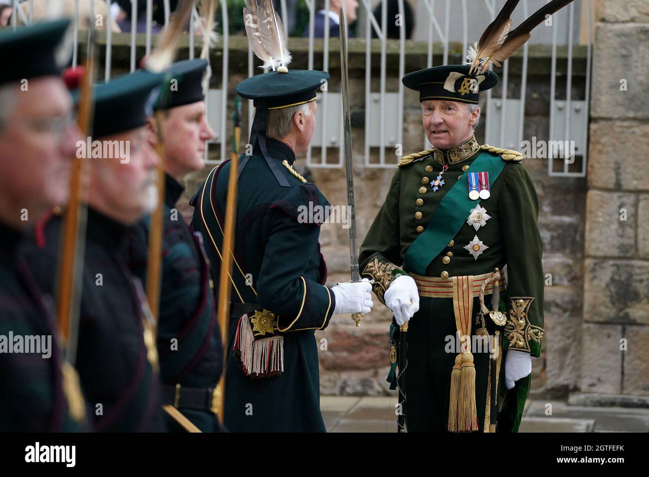 The duke edinburgh scottish parliament hires stock photography and