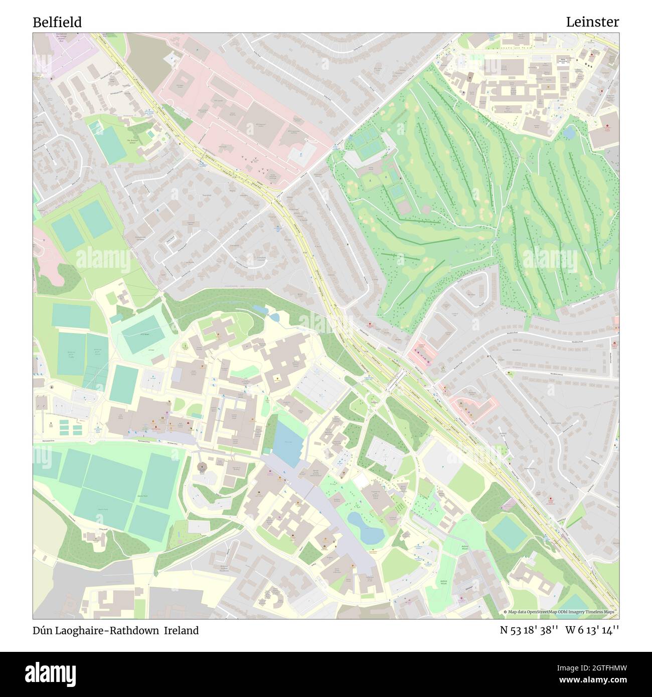 Belfield map Cut Out Stock Images & Pictures Alamy