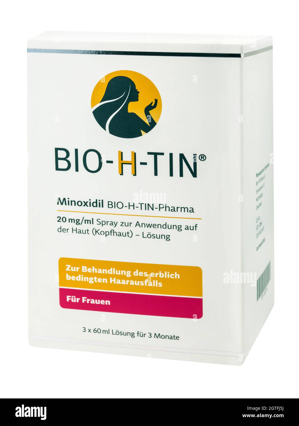 Hamburg, Germany - August 21 2021: Bio-H-Tin Pharma Minoxidil Spray Stock  Photo - Alamy