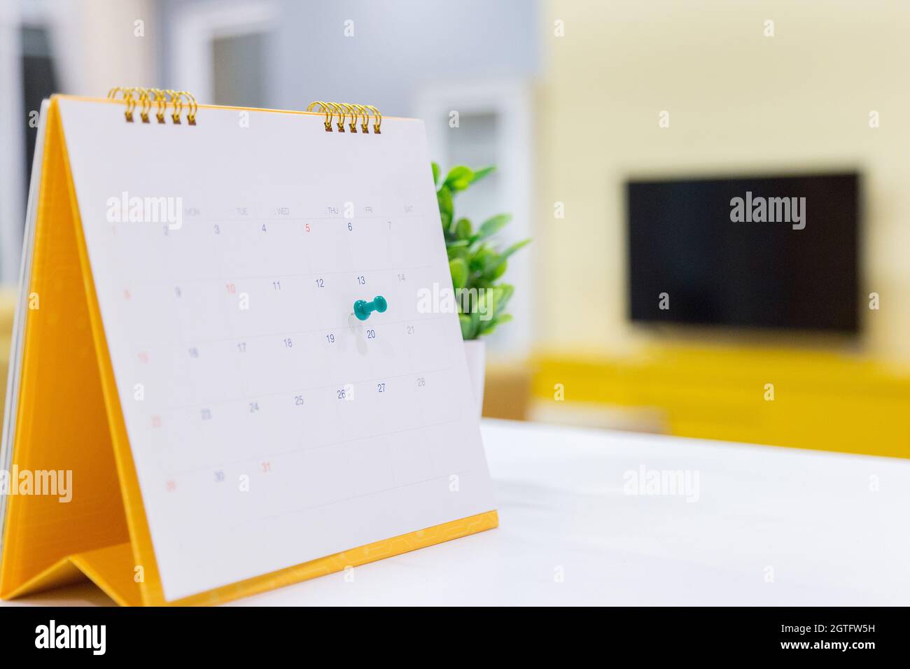 Calendar Event Planner Is Busy.calendar,clock To Set Timetable Organize Schedule,planning Stock Photo