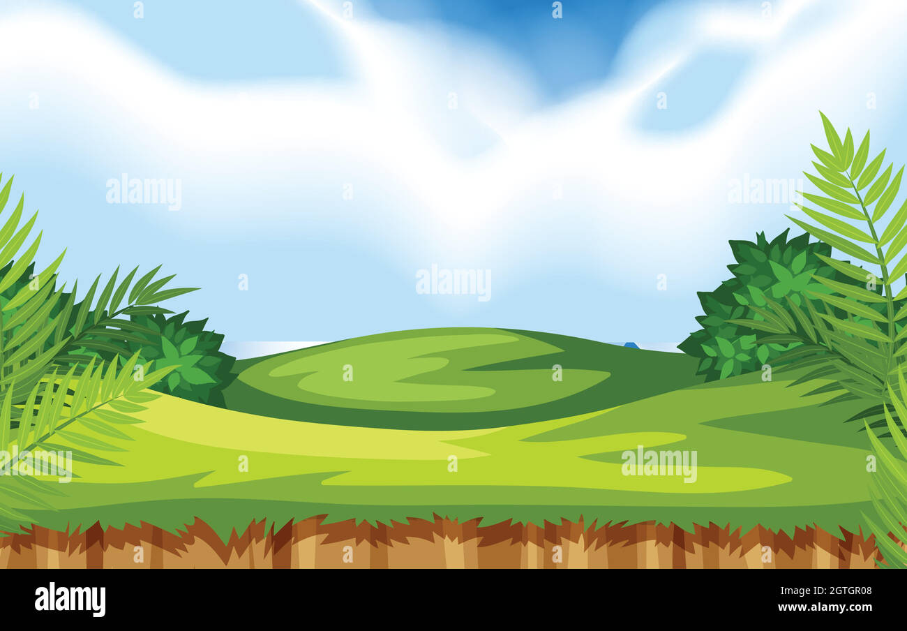 A beautiful nature landscape Stock Vector Image & Art - Alamy