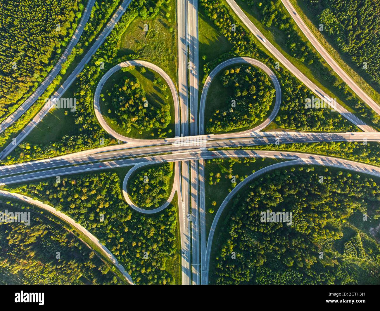 Autobahn intersection hi-res stock photography and images - Alamy