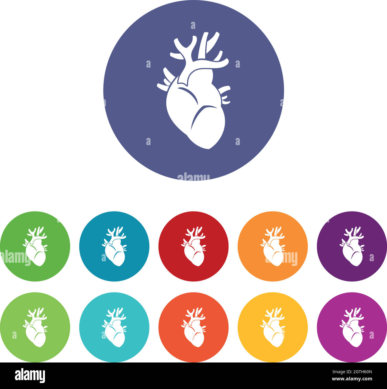 Heart icon collection Stock Vector Images Alamy