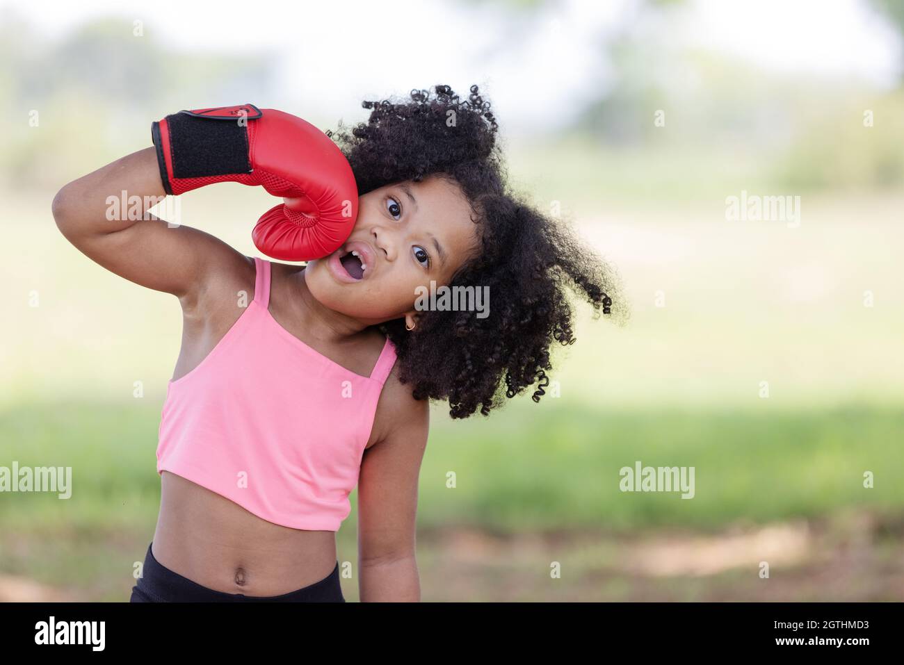 Girl Punching High Resolution Stock Photography and Images Alamy