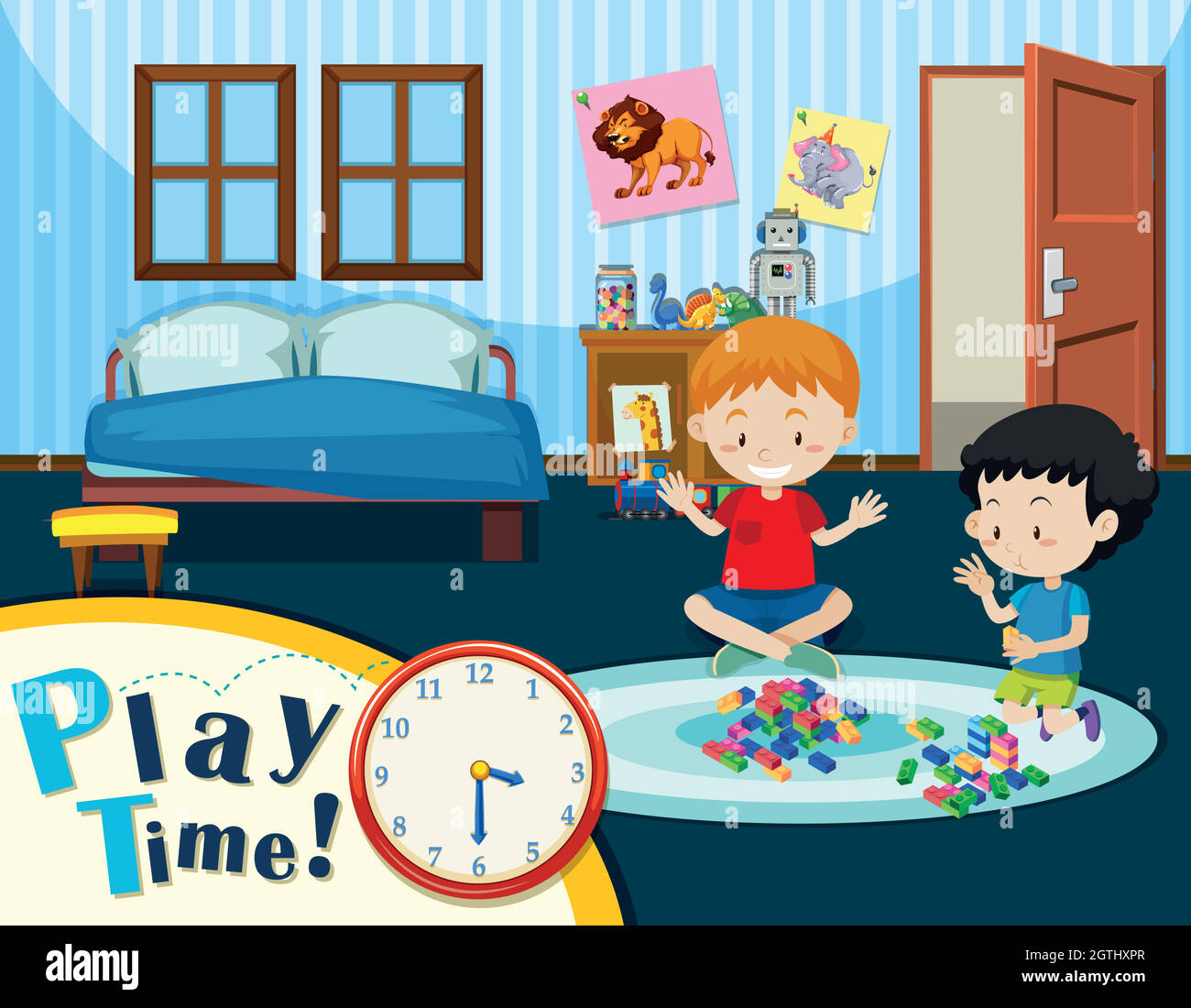 Children bedroom design hires stock photography and images Alamy