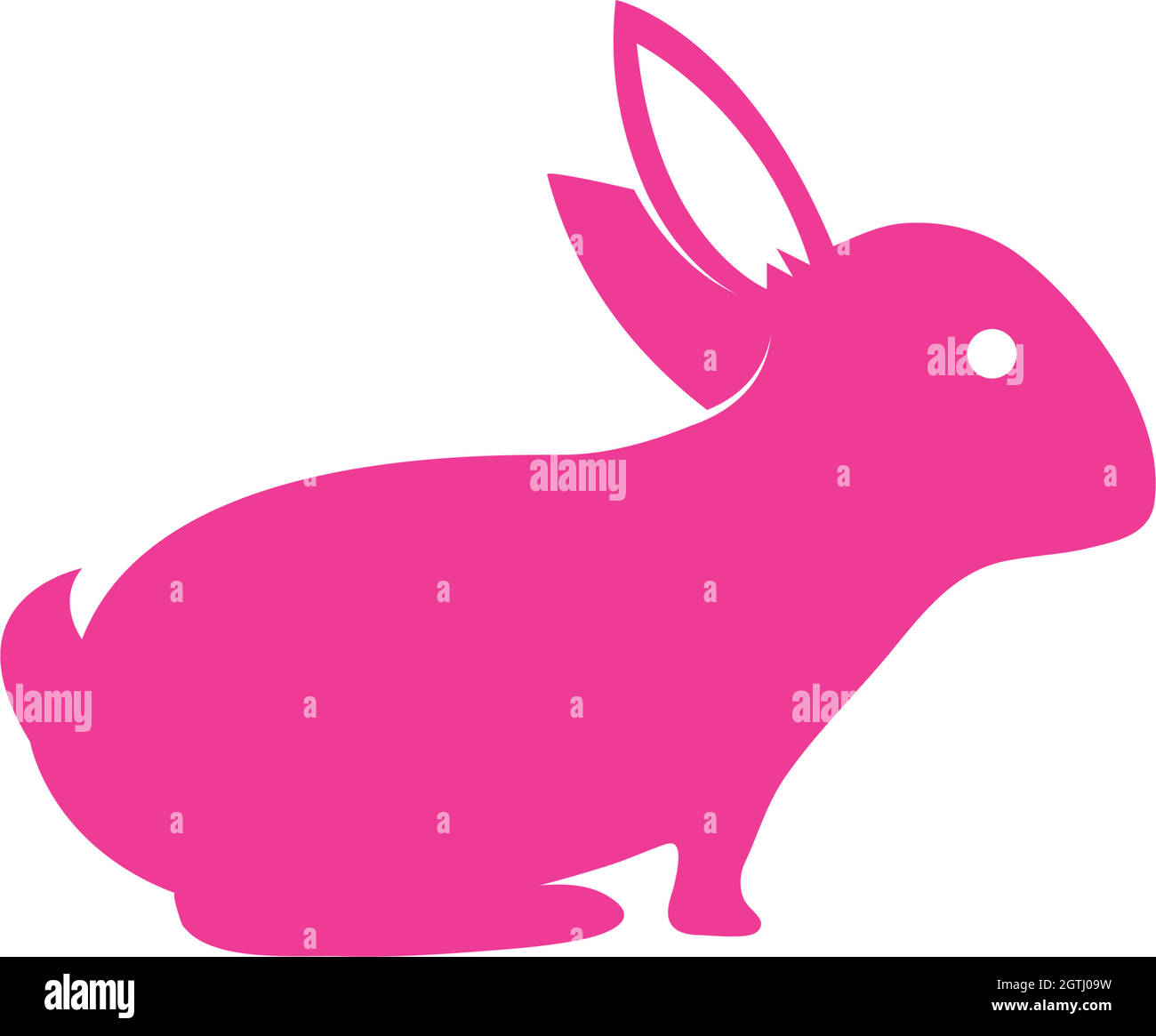 Rabbit Logo template vector icon illustration Stock Vector
