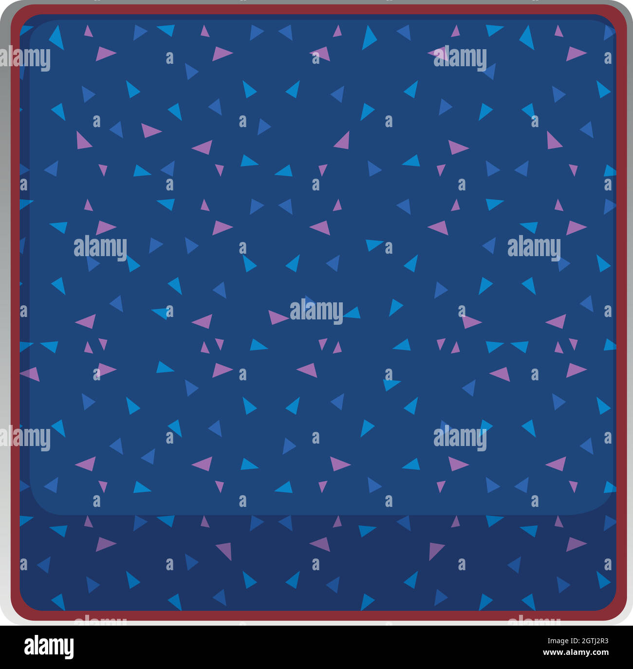 Fabric design with blue background Stock Vector