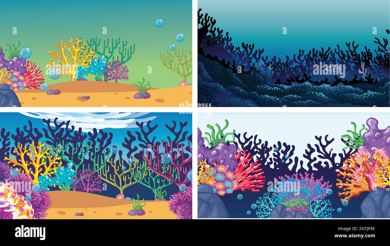 Set of scenes in nature setting Stock Vector Image & Art - Alamy