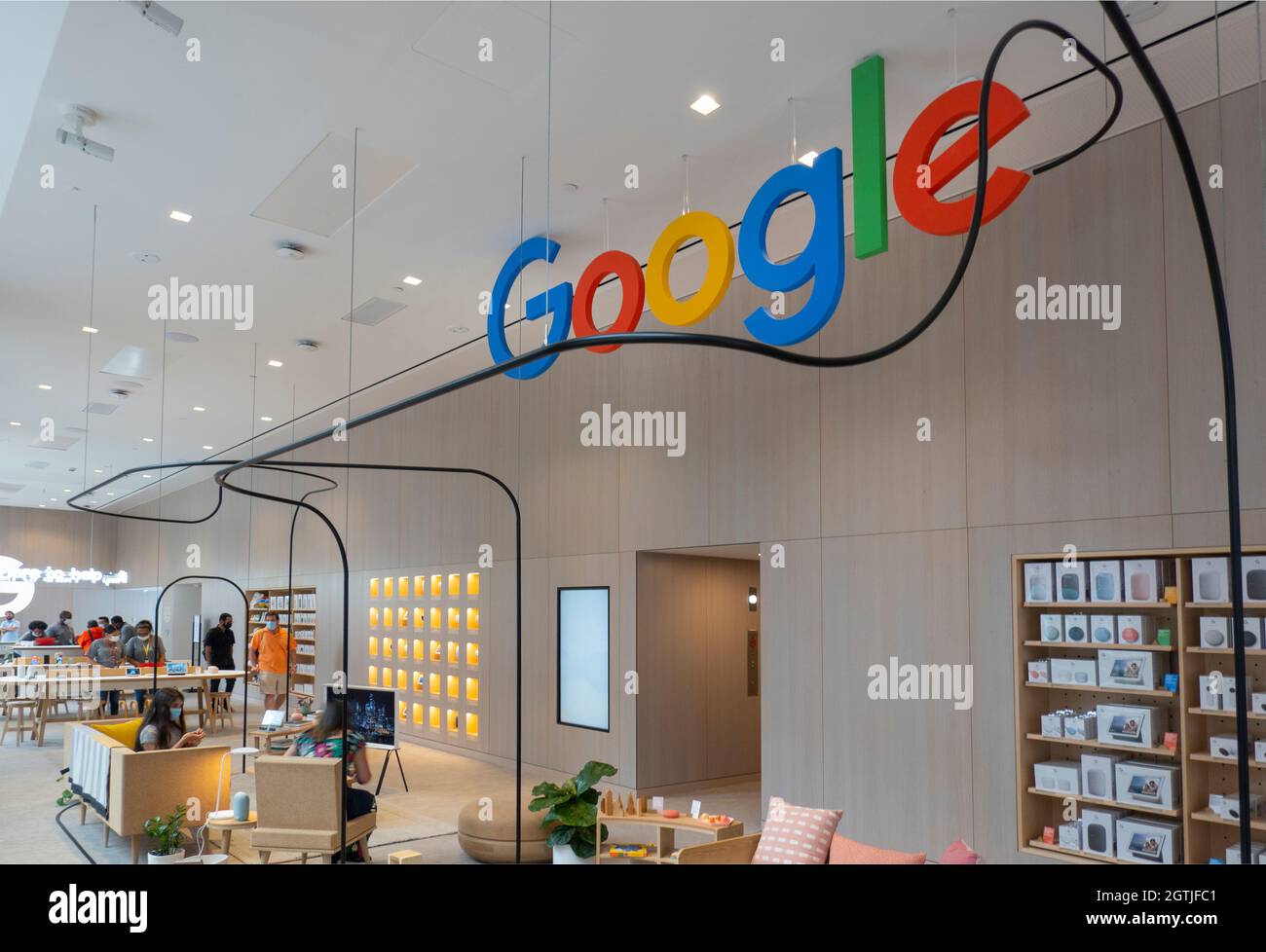 Google store in Chelsea Manhattan NYC Stock Photo Alamy