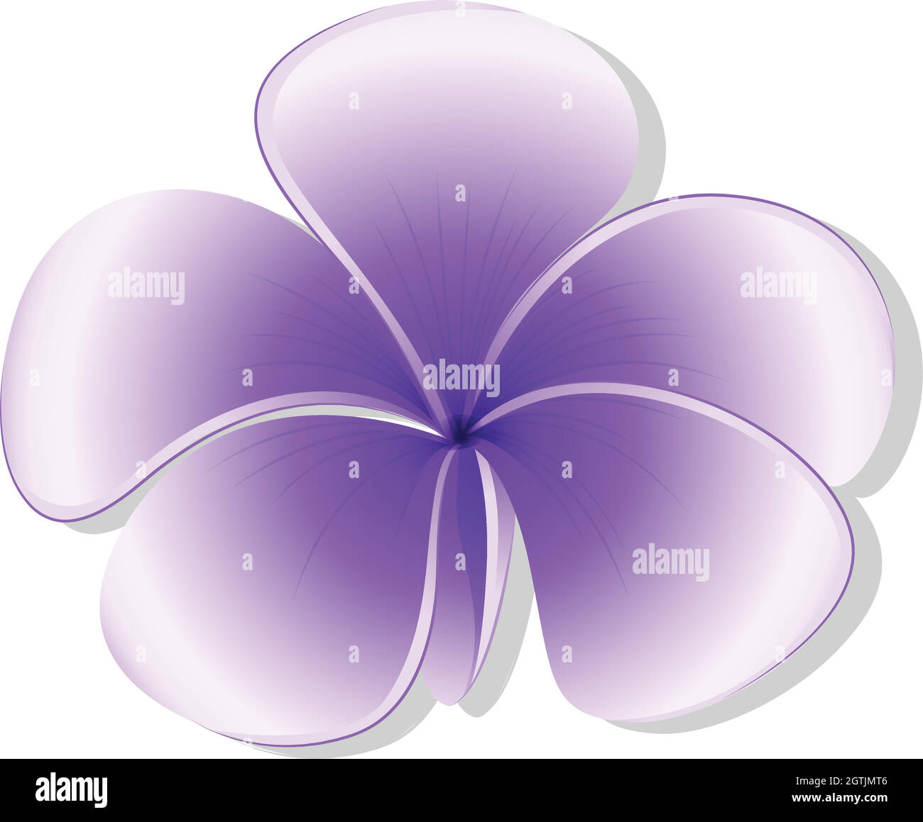 A violet flower Stock Vector