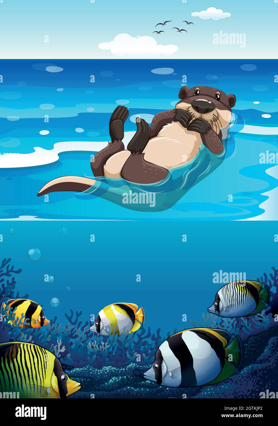 Sea otter Stock Vector Images - Alamy Sea otter Stock Vector Images - Alamy