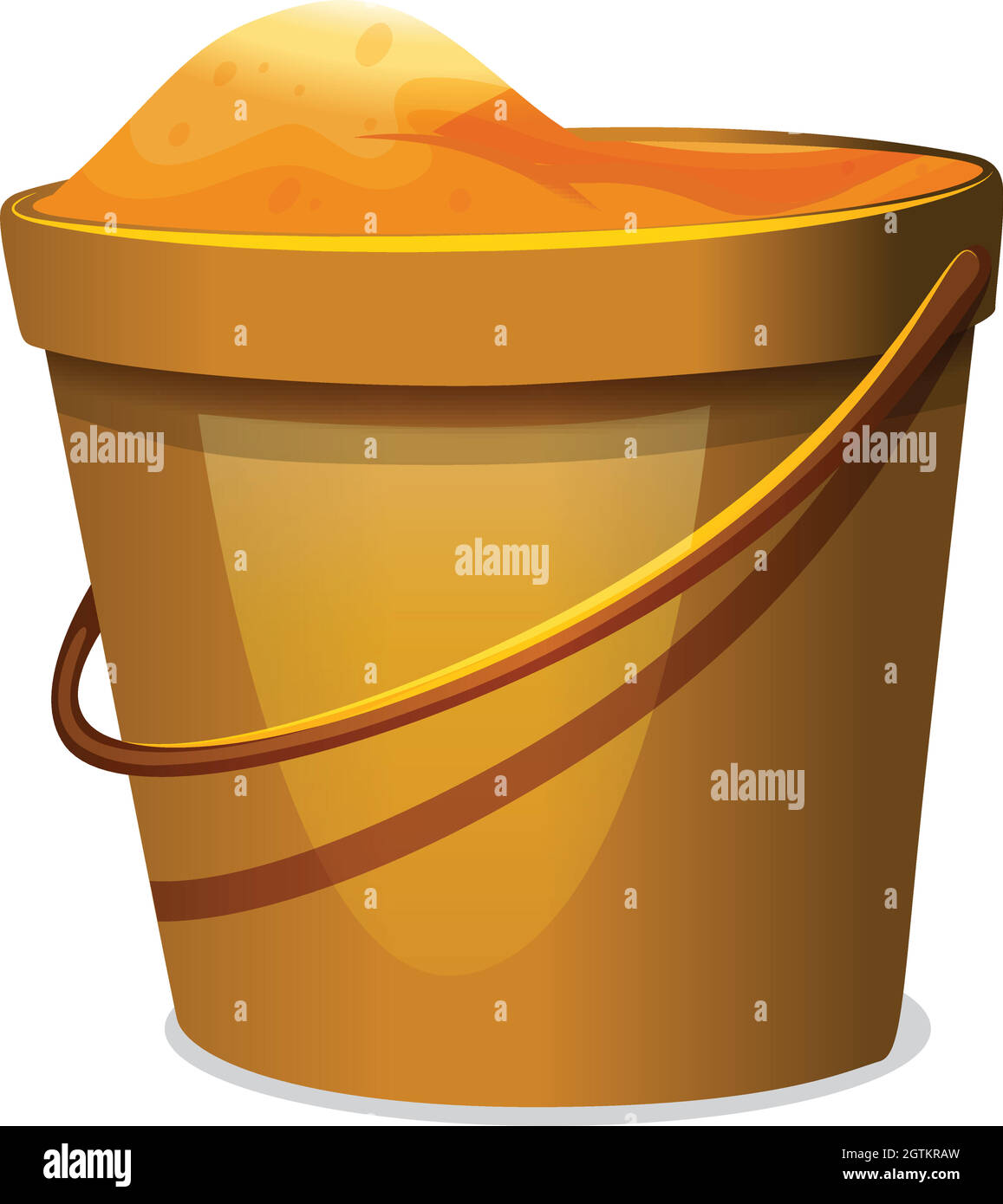 A pail of sand Stock Vector Image & Art Alamy