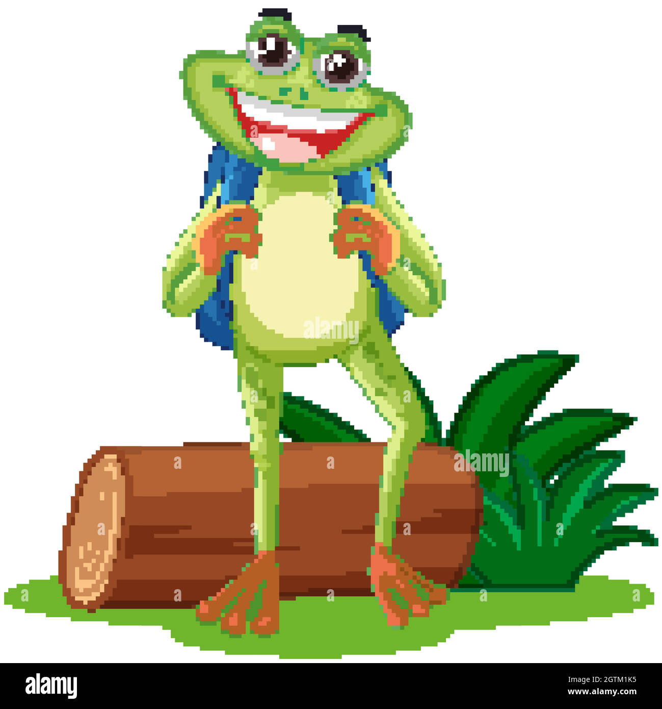 Frog cartoon hi-res stock photography and images - Alamy