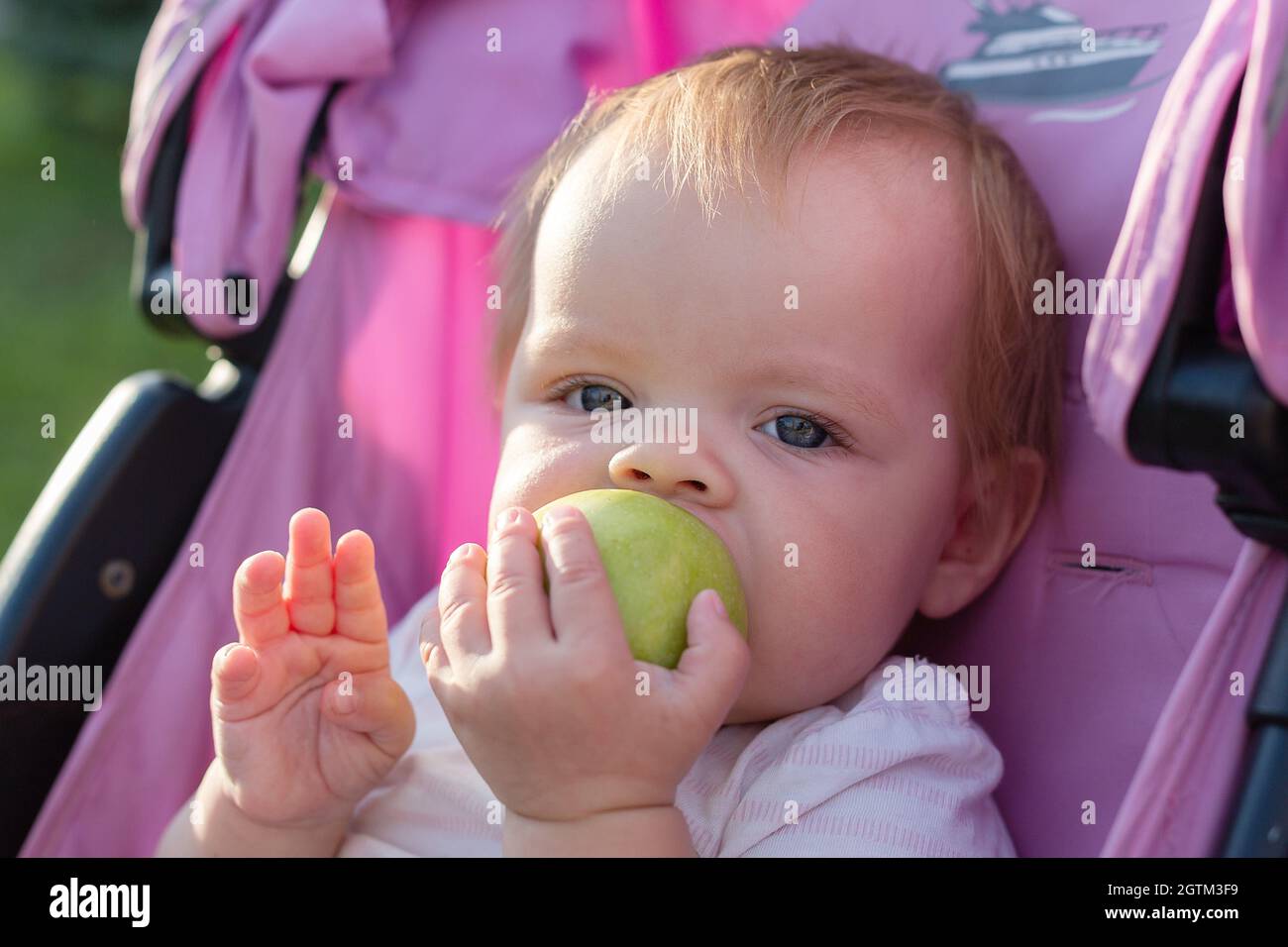 Portrait Of Cute Baby Girl Stock Photo - Alamy
