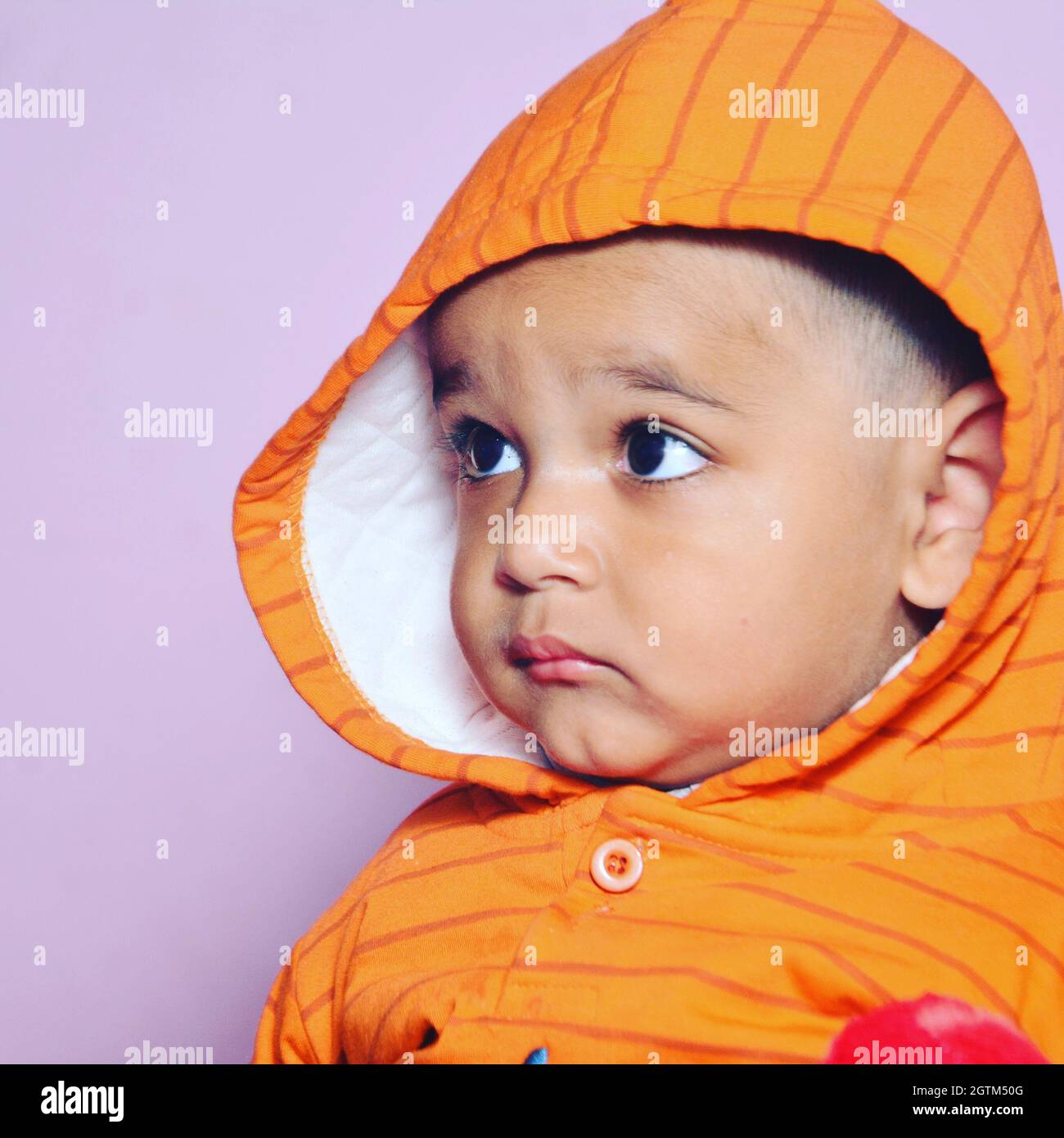 Portrait Of Cute Baby Boy Stock Photo Alamy