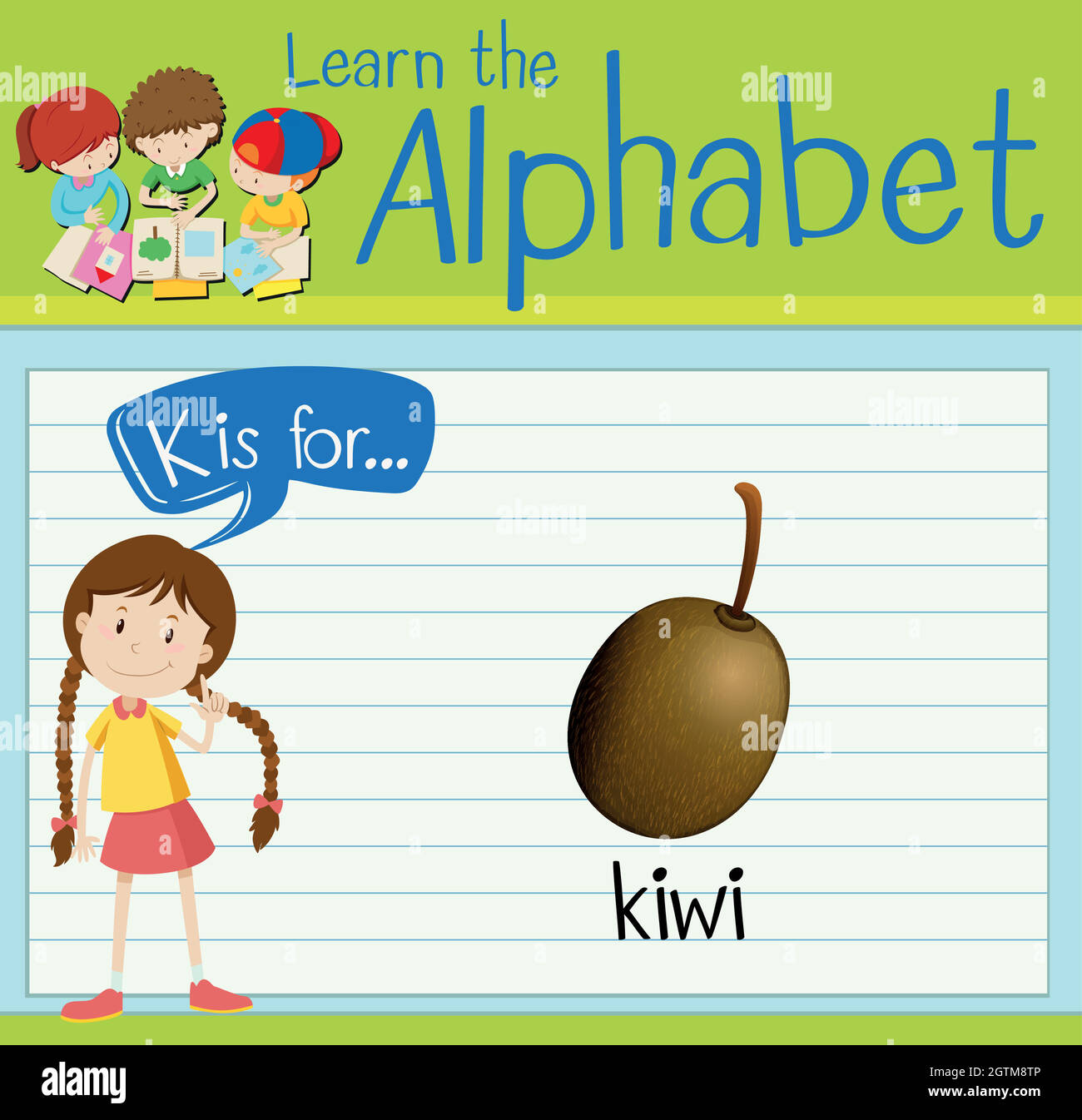 Child kiwi Stock Vector Images - Alamy