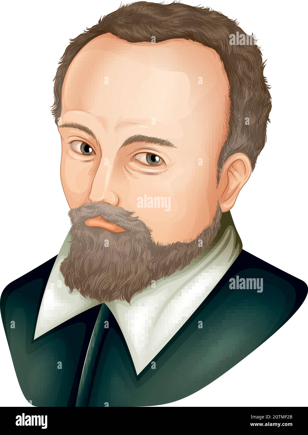 Johannes Kepler Stock Vector