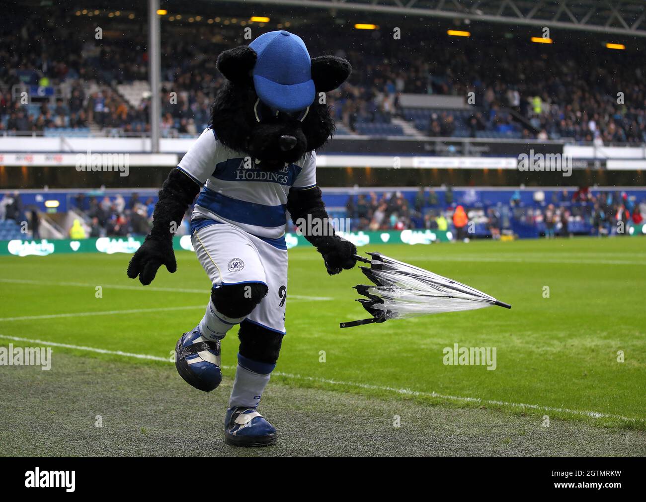 Queens park rangers mascot spark hi-res stock photography